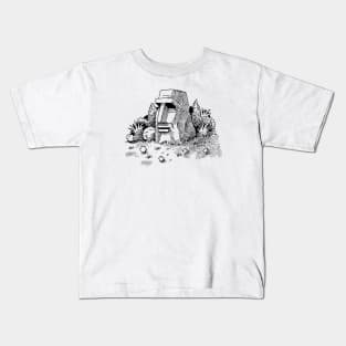 Jungle-monolith Kids T-Shirt